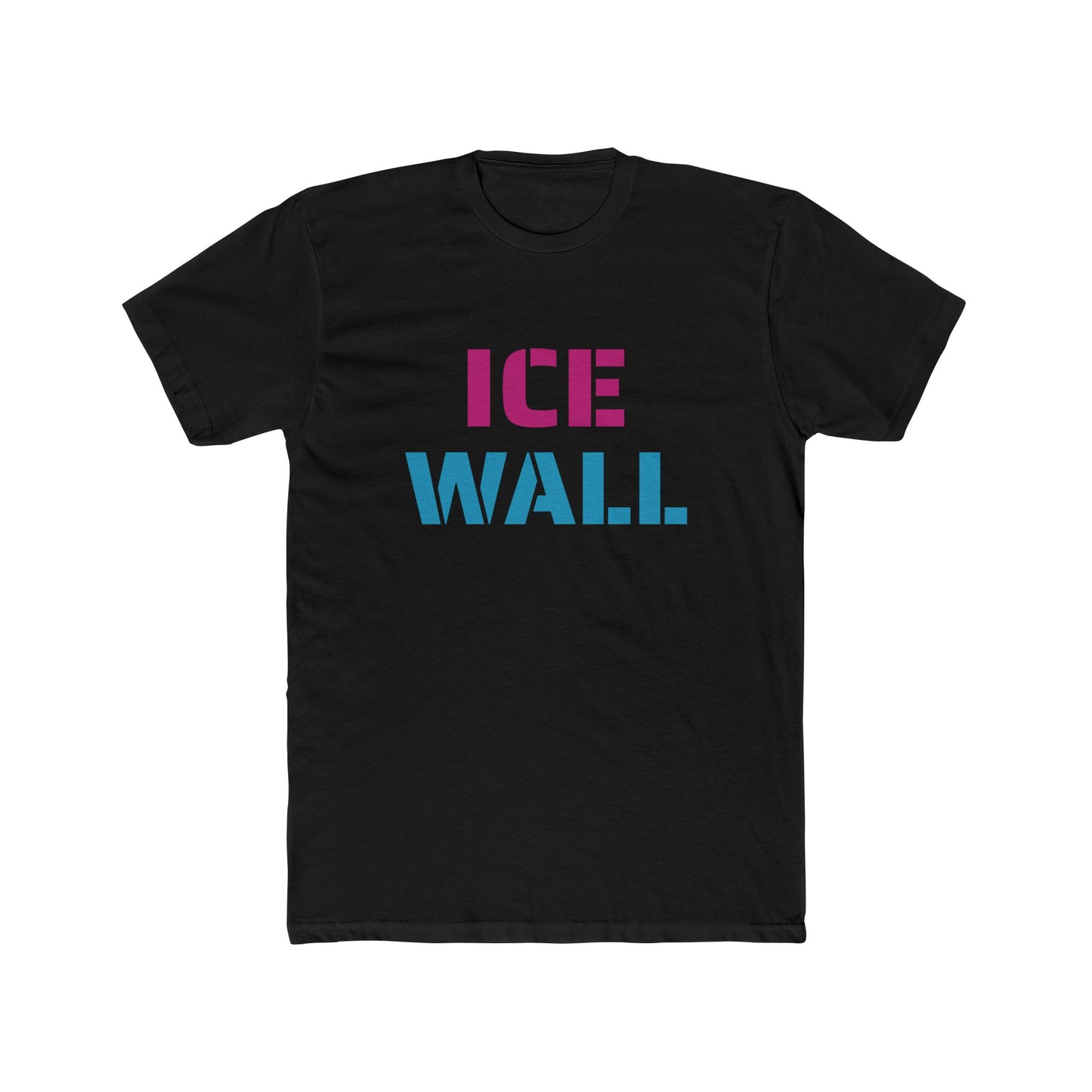 Unisex Cotton Crew Tee - Ice Wall Graphic Tee
